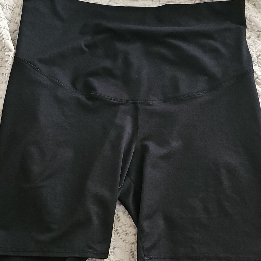 Maurices XL Maternity Black Bike Shorts